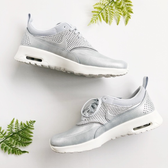 Nike Shoes - Nike Air Max Thea Platinum Silver Sneakers